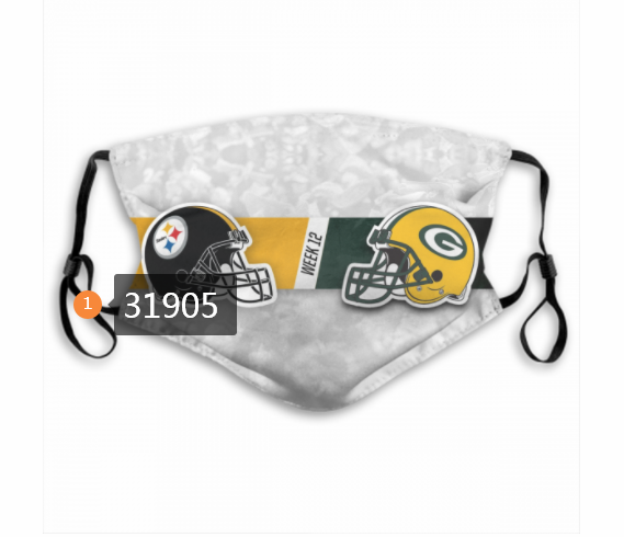 NFL Green Bay Packers 462020 Dust mask with filter